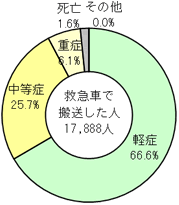 図：救急車で搬送した人