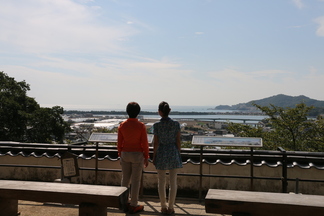 紀三井寺からの眺望