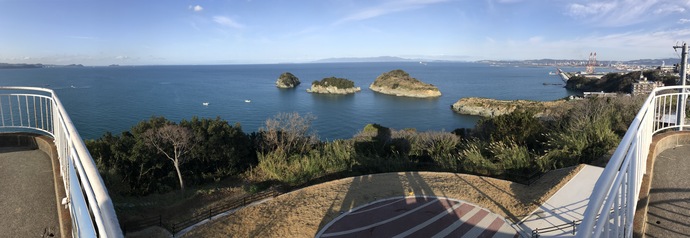 雑賀崎灯台からの眺望