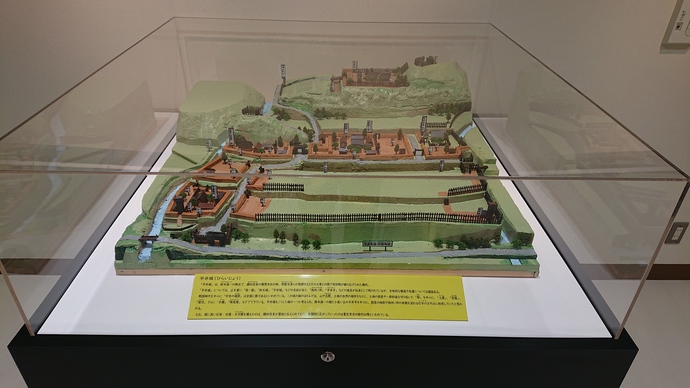 平井城模型