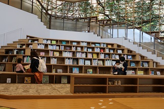 和歌山市民図書館　絵本の山