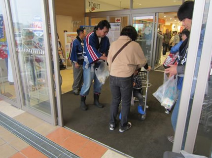 写真2：火災予防の呼びかけ