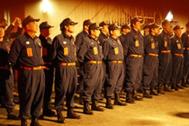 写真1：特別警戒巡視