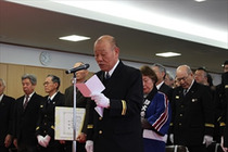 写真3：定例表彰式