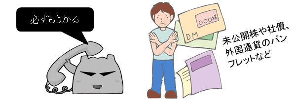 イラスト：振り込め詐欺