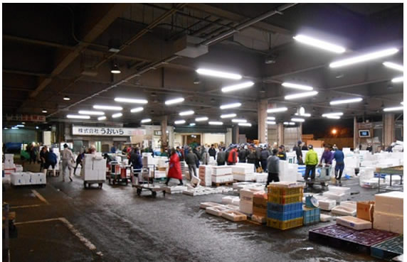 写真2：低温売場