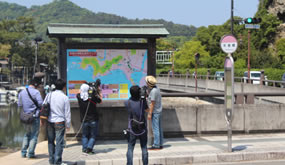 写真：ぐるっと関西おひるまえの撮影風景1