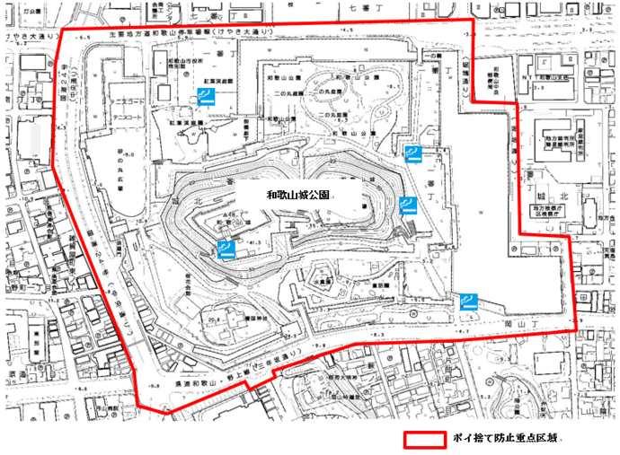 （3和歌山城公園周辺区域