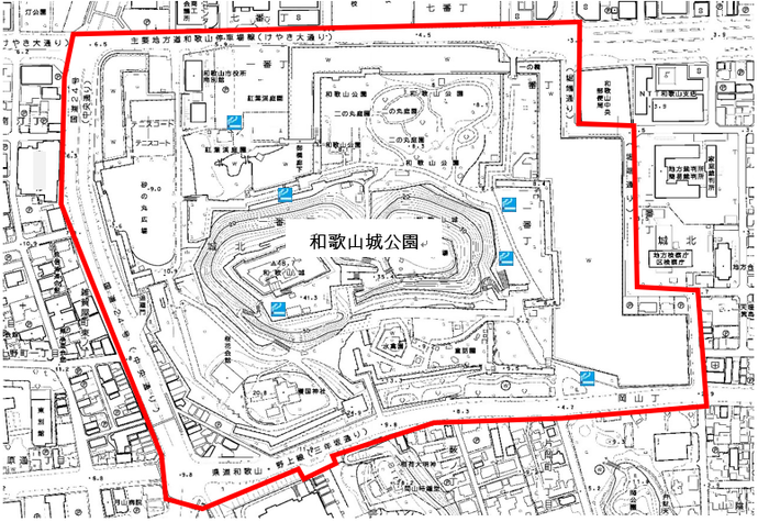 （3和歌山城公園周辺区域