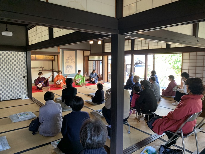 旧中筋家住宅　三味線演奏会