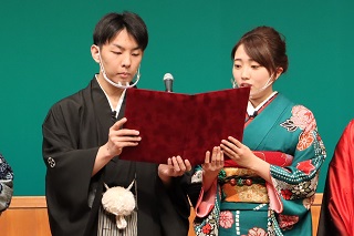 写真:第一部の代表者