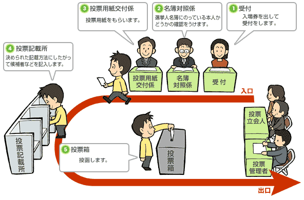 投票の流れ