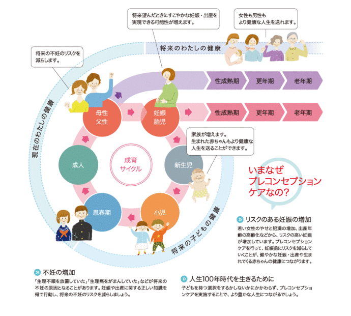 プレコンセプションケア図