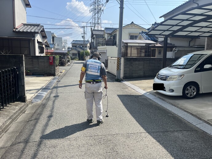 路面音聴調査状況イメージ図