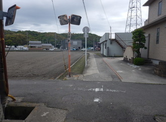 2.施工前南向き
