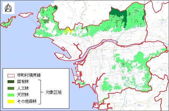 対象区域の図面