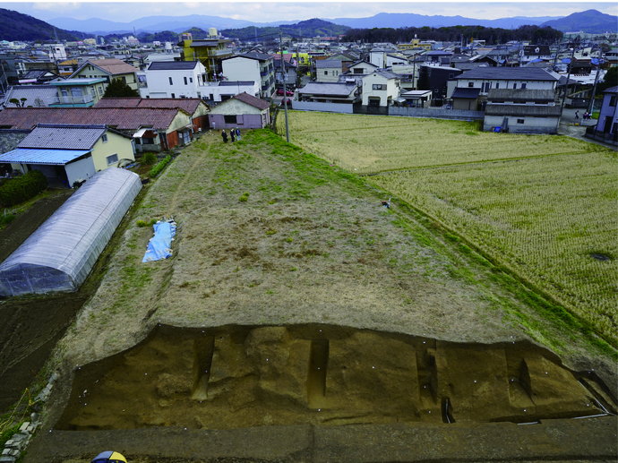 太田城水攻め堤跡