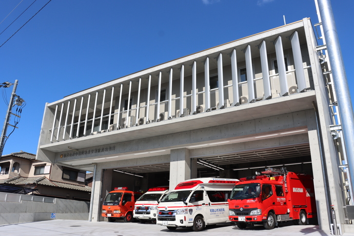 和歌山市中消防署南分署宮前出張所正面写真