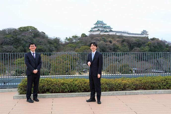 和歌山城ホール屋上でのフォトセッション_2