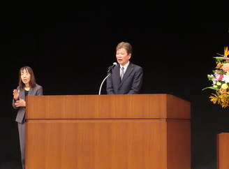 オープニングの様子　副市長あいさつ