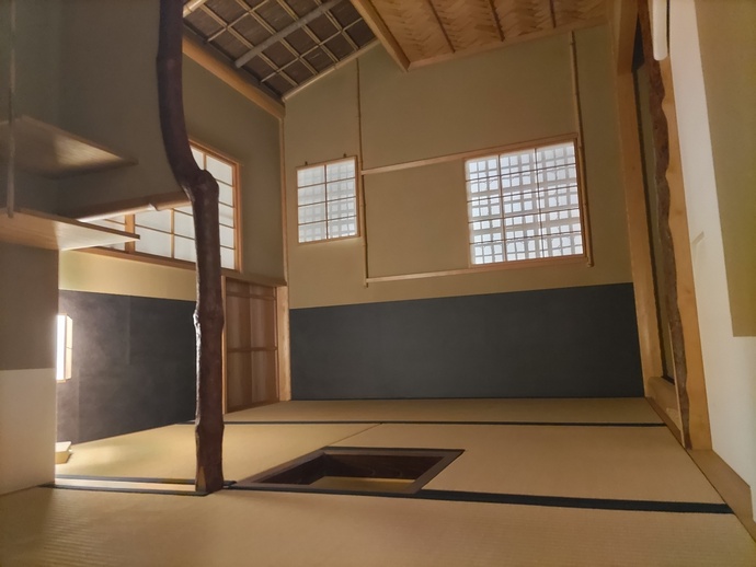 実際庵内部の写真