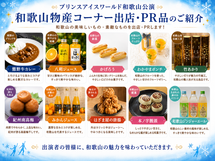 和歌山物産コーナー 出店品